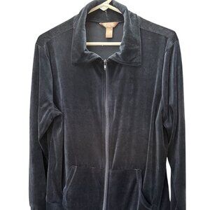 White Stag Women's Jacket Dark Blue Size XL (16/18) Polyester Zipper, Pre-owned